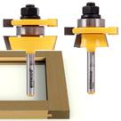Conjunto de bits de roteador YONICO Cabinet Door Rail and Stile de 2 bits