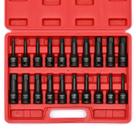 Conjunto de bits hexagonais MIXPOWER 1/2 Drive Master Impact de 20 peças