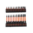 Conjunto de bits Torx tipo T, 24 peças, liga de aço S2, precisão magnética