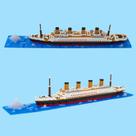Conjunto de blocos de construção COLAYERIST Titanic Ship 1872 unidades, modelo 3D Conjunto de blocos de construção COLAYERIST Titanic Ship 1872 unidades, modelo 3D