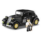 Conjunto de blocos de construção: coleção histórica COBI, veículo Citroen Traction 11CV BL da Segunda Guerra Mundial