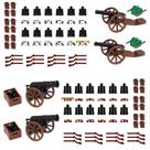 Conjunto de blocos de construção da Guerra Revolucionária RFFTQQ com 24 figuras Conjunto de blocos de construção da Guerra Revolucionária RFFTQQ com 24 figuras