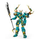 Conjunto de blocos de construção DAHONPA Green Dragon Transforming Mech
