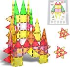 Conjunto de blocos de construção de azulejos magnéticos PicassoTiles PB12 Kids 3+