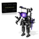 Conjunto de blocos de construção de brinquedos GOLD BULLION Skibidi Toilet Man