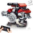 Conjunto De Blocos De Construção De Motor V8 660 Peças Motor V8 Bloco de Montar Educativo