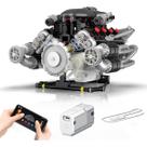 Conjunto De Blocos De Construção De Motor V8 689 Peças 689 de Montar Encaixe Brastoy