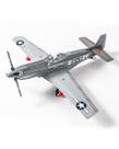 Conjunto de blocos de construção DoVob Military P-51 Mustang Fighter Jet