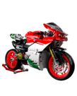 Conjunto de blocos de construção Dovob Motorcycle V4 modelo 803 peças
