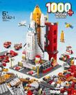 Conjunto de blocos de construção Dsadweks Space Exploration Shuttle, mais de 1000 unidades