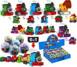 Conjunto de blocos de construção Easter Train Eggs ENHANA 12 unidades para crianças
