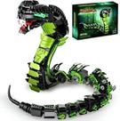 Conjunto de blocos de construção Fangool 2025 Mechanical Snake 689 unidades Conjunto de blocos de construção Fangool 2025 Mechanical Snake 689 unidades