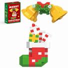 Conjunto de blocos de construção HGCYCF Christmas Bells & Boot 174+245 unidades