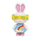 Conjunto de blocos de construção HONLANCH Animal Rainbow Rabbit 2000 unidades Conjunto de blocos de construção HONLANCH Animal Rainbow Rabbit 2000 unidades