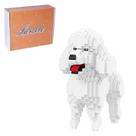 Conjunto de blocos de construção Larcele KLJM-05 Teddy White 790 peças