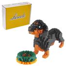 Conjunto de blocos de construção Larcele Micro Dachshund Dog 898 peças