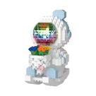 Conjunto de Blocos de Construção Luminosos - Astronauta e Lua - Brinquedo Educativo