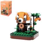 Conjunto de blocos de construção MEIEST Mini Animals Red Panda 150 PCS