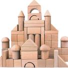 Conjunto de blocos de construção Migargle Wood 80 peças de 3 anos ou mais