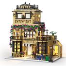 Conjunto de blocos de construção MindBox City Cafe com 1413 unidades para mais de 14 anos