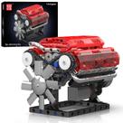 Conjunto de blocos de construção Mold King V8 Engine 10155 com bateria