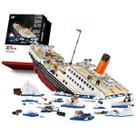 Conjunto de blocos de construção: o cruzeiro JOMIOD afundou o Titanic Break in Half