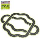 Conjunto de blocos de construção PicassoTiles Magnet Tile Car Track 3+