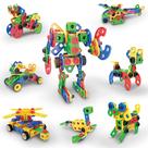 Conjunto de blocos de construção PicassoTiles PTN152 com livro de ideias Age 3+