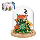 Conjunto de blocos de construção QARULUS Flower Bouquet Botanical Collection