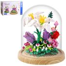 Conjunto de blocos de construção RSDHFLY Creative Bonsai Flower Bouquet