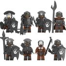 Conjunto de blocos de construção The Lord Of The Rings Strong Orc, 8 unidades