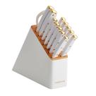 Conjunto de blocos de facas Farberware branco/dourado 14 peças