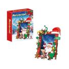 Conjunto De Blocos De Montar DIY Para Crianças: Porta-Retrato Do Papai Noel - Brinquedo De Montagem