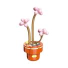 Conjunto De Blocos De Montar DIY Para Meninas: Buquê De Flores Eternas E Plantas Suculentas Em Vaso