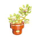 Conjunto De Blocos De Montar DIY Para Meninas: Buquê De Flores Eternas E Plantas Suculentas Em Vaso