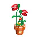 Conjunto De Blocos De Montar DIY Para Meninas: Buquê De Flores Eternas E Plantas Suculentas Em Vaso