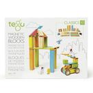 Conjunto de blocos magnéticos de madeira Tegu 42 peças, tintas, 1-99 anos