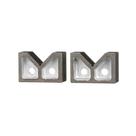 Conjunto de blocos V HHIP 4x5,7x6,7 cm em ferro fundido (3402-1002)