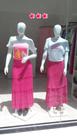 Conjunto de blusa com estampa de pera com saía 3 maria rosa Conjunto de blusa com estampa de pera com saía 3 maria rosa
