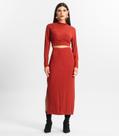 Conjunto de Blusa Com Saia Endless Vermelho Conjunto de Blusa Com Saia Endless Vermelho