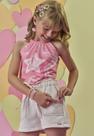 Conjunto de Blusa Cropped em Malha Power Infanti