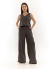 Conjunto de blusa e calça Flare Duna liso CON-0039