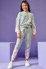 Conjunto de Blusão Boxy Baggy e Calça Holográfico Vic Vicky 51265