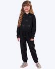 Conjunto de Blusão Boxy e Calça Jogger em Malha Infantil Feminino Infanti 93210