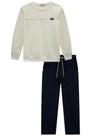 Conjunto de Blusão e Calça Comfy em Moletom sem Pelúcia 81299 LucBoo Infantil Menino Conjunto de Blusão e Calça Comfy em Moletom sem Pelúcia 81299 LucBoo Infantil Menino