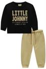 Conjunto de Blusão e Calça Jogger em Moletom Johnny Fox Conjunto de Blusão e Calça Jogger em Moletom Johnny Fox
