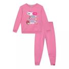 Conjunto De Blusão Lilica Ripilica & Calça Jogger- Rosa-Tamanho 1