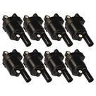 Conjunto de bobinas de ignição para Chevy GMC 5.3 V8 UF414 ENA x8