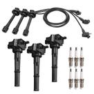 Conjunto de bobinas de ignição+vela de ignição+conjunto de fios Toyota 4Runner Conjunto de bobinas de ignição+vela de ignição+conjunto de fios Toyota 4Runner