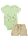 Conjunto de Body Infantil em Cotton LucBoo